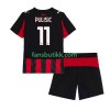 Fotballdrakt AC Milan Christian Pulisic 11 Barn Hjemmetrøye 2025-2026 Kortermet